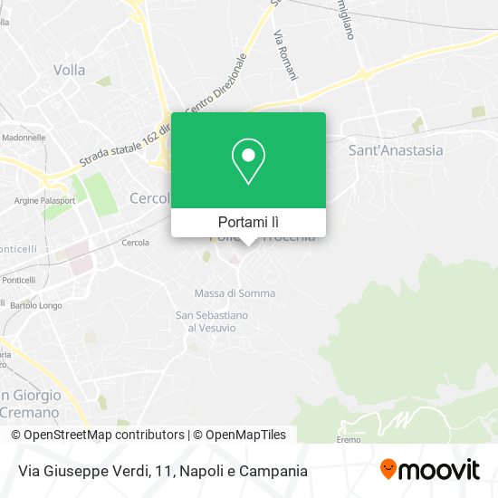 Mappa Via Giuseppe Verdi, 11