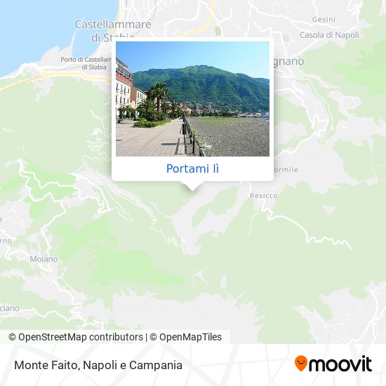 Mappa Monte Faito