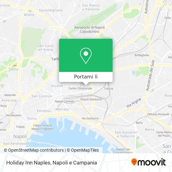 Mappa Holiday Inn Naples
