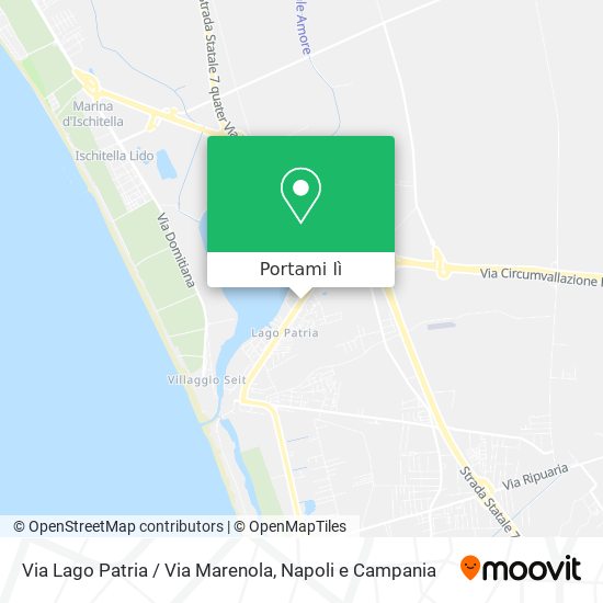 Mappa Via Lago Patria / Via Marenola