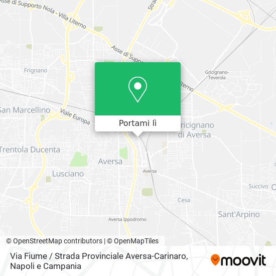 Mappa Via Fiume / Strada Provinciale Aversa-Carinaro