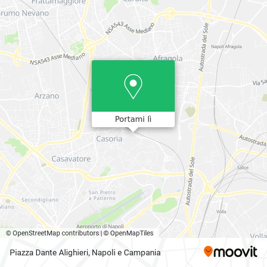 Mappa Piazza Dante Alighieri