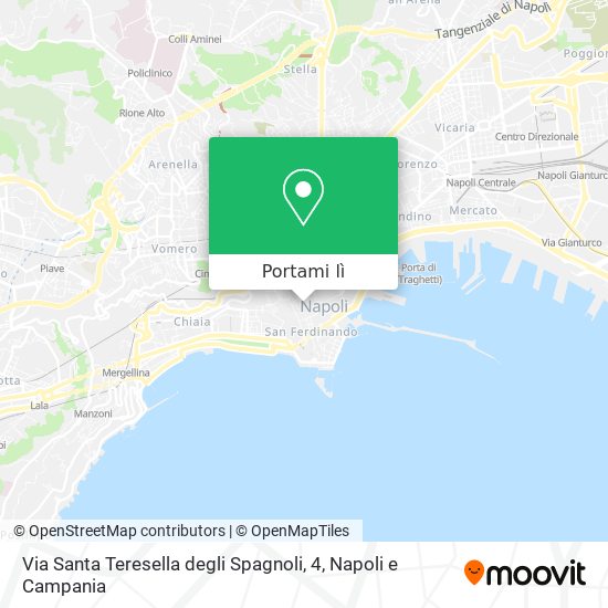Mappa Via Santa Teresella degli Spagnoli, 4