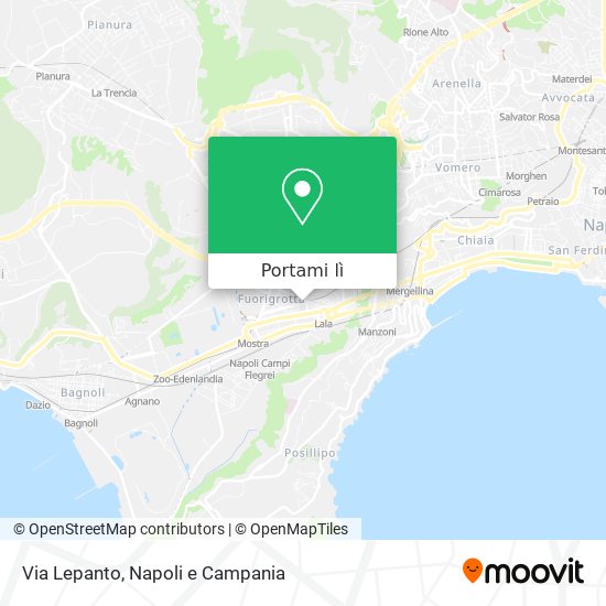 Mappa Via Lepanto