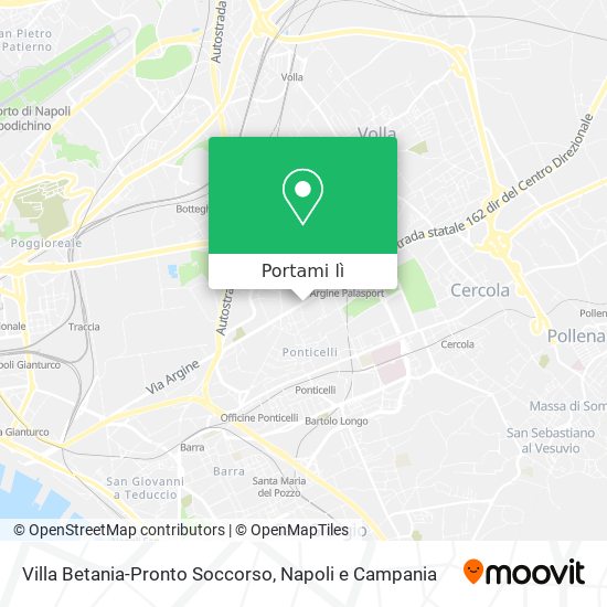 Mappa Villa Betania-Pronto Soccorso