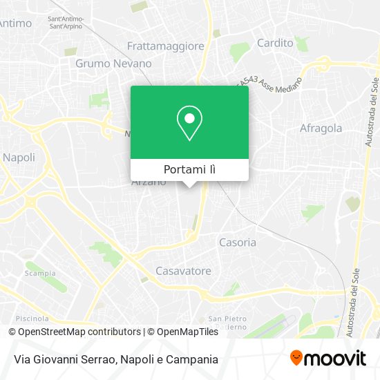 Mappa Via Giovanni Serrao