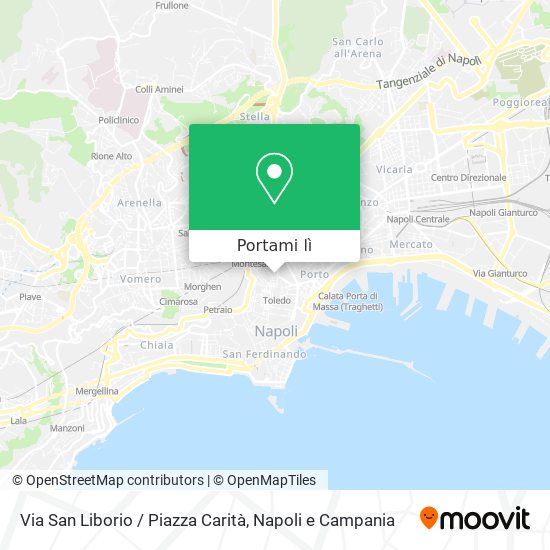 Mappa Via San Liborio / Piazza Carità