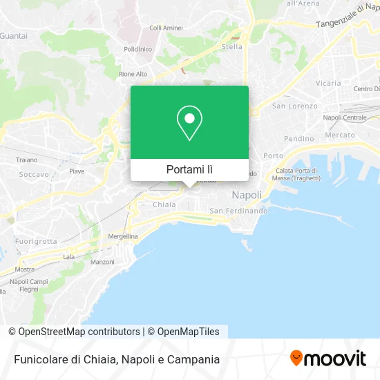 Mappa Funicolare di Chiaia