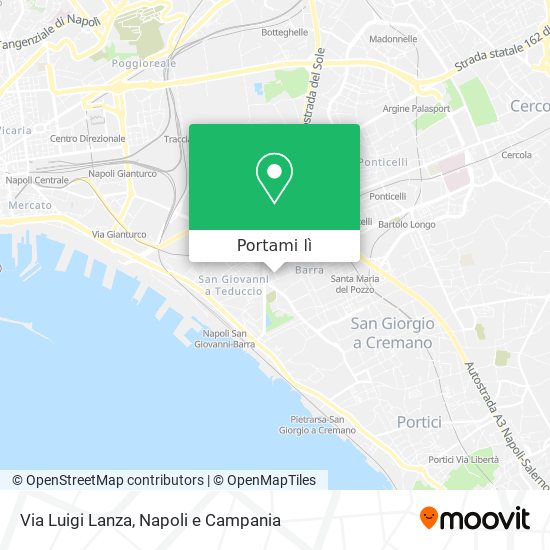 Mappa Via Luigi Lanza