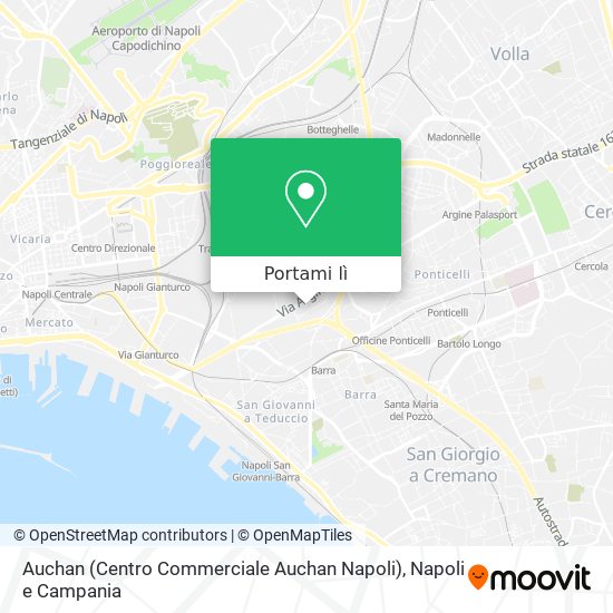 Mappa Auchan (Centro Commerciale Auchan Napoli)