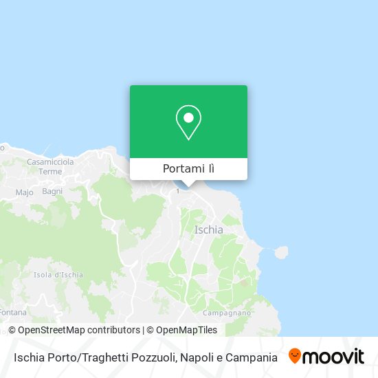 Mappa Ischia Porto / Traghetti Pozzuoli