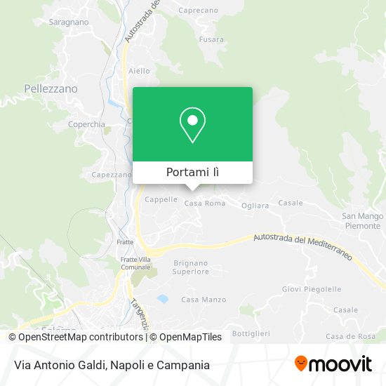 Mappa Via Antonio Galdi