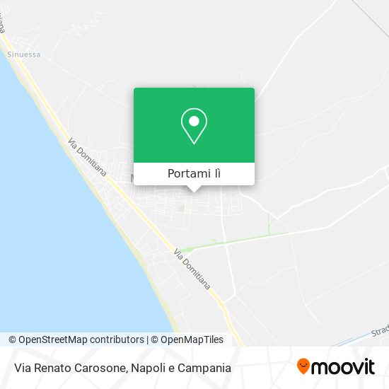 Mappa Via Renato Carosone