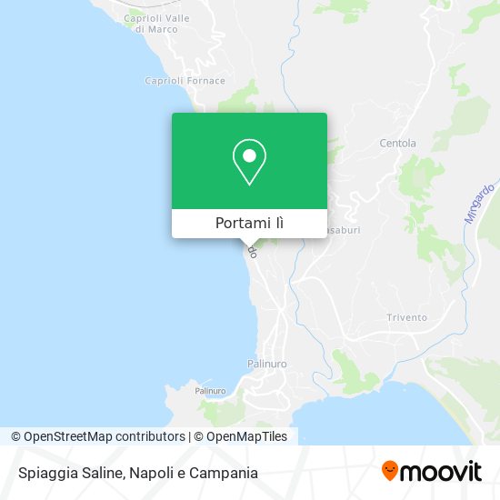 Mappa Spiaggia Saline