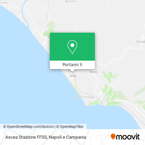 Mappa Ascea Stazione FFSS