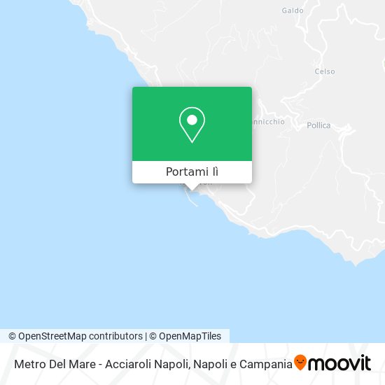 Mappa Metro Del Mare - Acciaroli Napoli