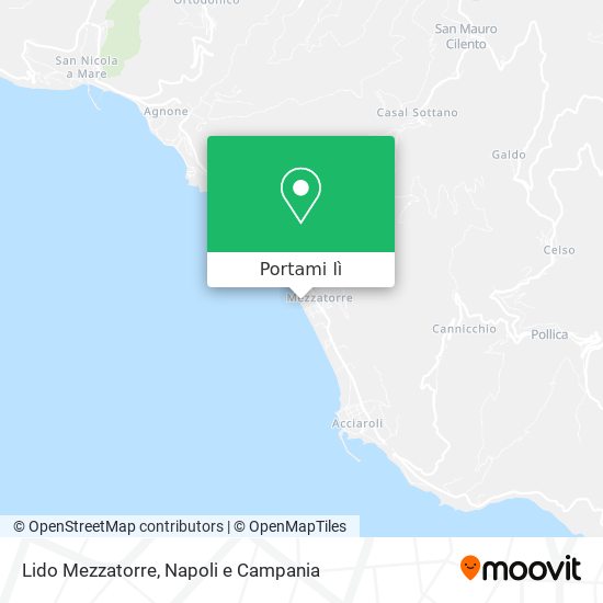 Mappa Lido Mezzatorre