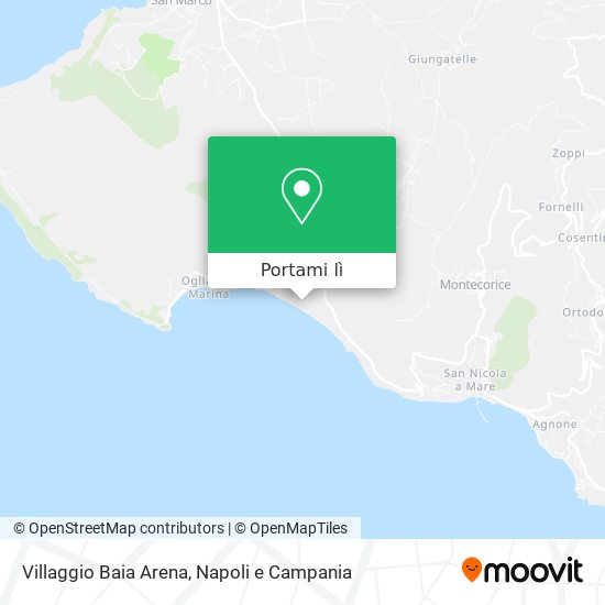 Mappa Villaggio Baia Arena