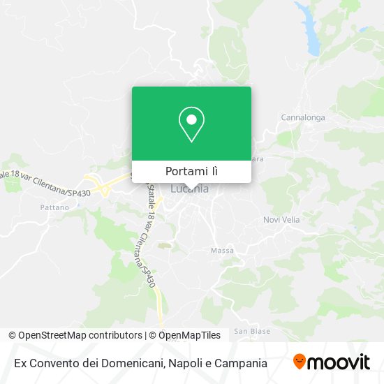 Mappa Ex Convento dei Domenicani