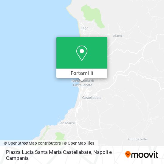 Mappa Piazza Lucia Santa Maria Castellabate