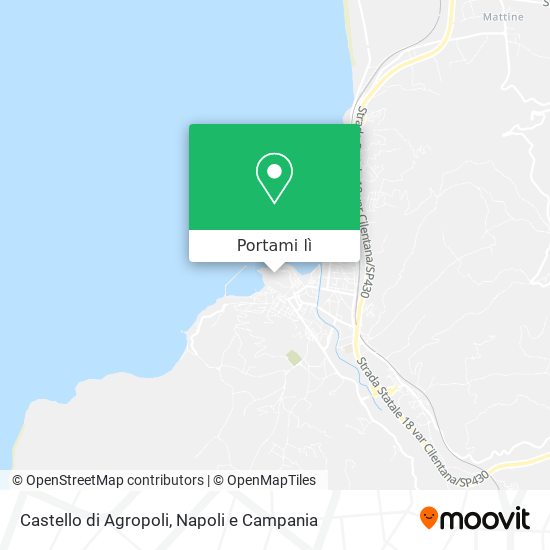 Mappa Castello di Agropoli