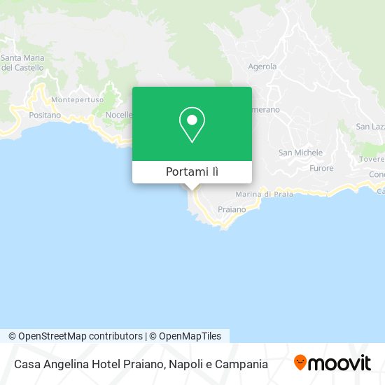 Mappa Casa Angelina Hotel Praiano