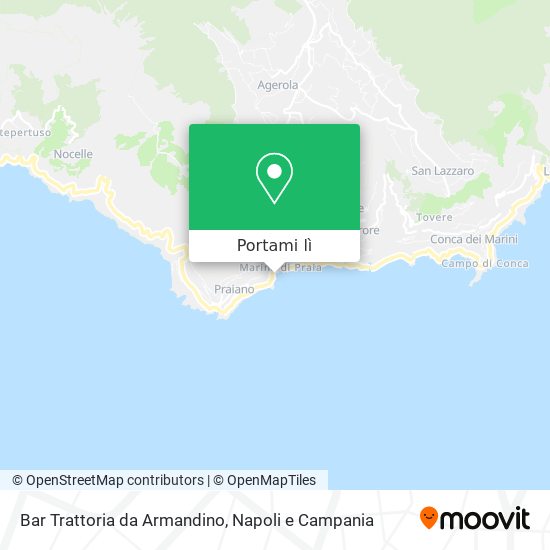 Mappa Bar Trattoria da Armandino