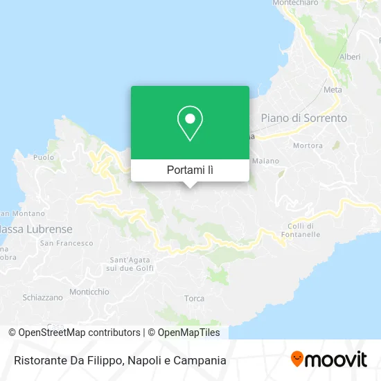 Mappa Ristorante Da Filippo