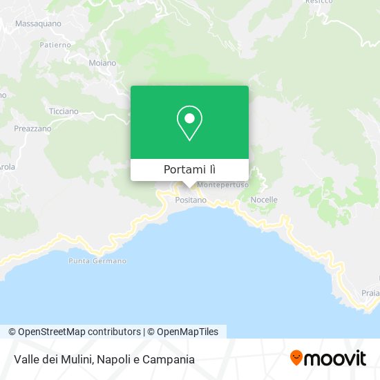 Mappa Valle dei Mulini