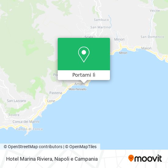 Mappa Hotel Marina Riviera