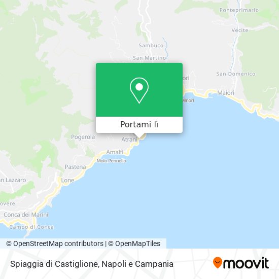 Mappa Spiaggia di Castiglione