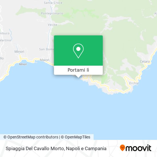 Mappa Spiaggia Del Cavallo Morto