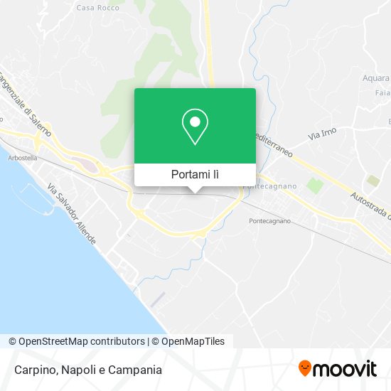 Mappa Carpino