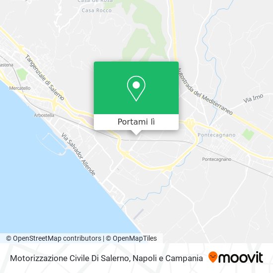 Mappa Motorizzazione Civile Di Salerno