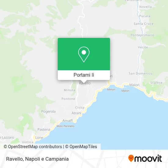 Mappa Ravello