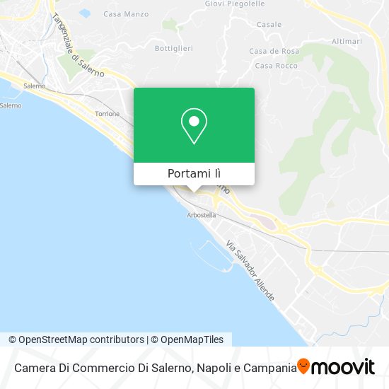 Mappa Camera Di Commercio Di Salerno