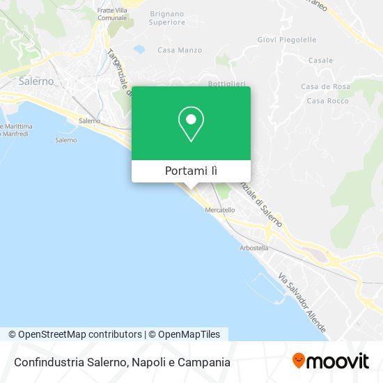 Mappa Confindustria Salerno