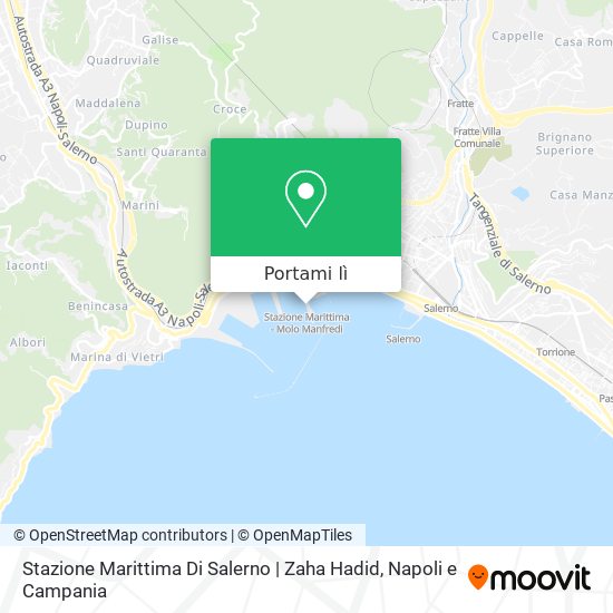 Mappa Stazione Marittima Di Salerno | Zaha Hadid