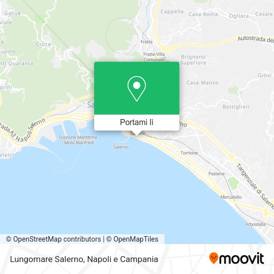 Mappa Lungomare Salerno
