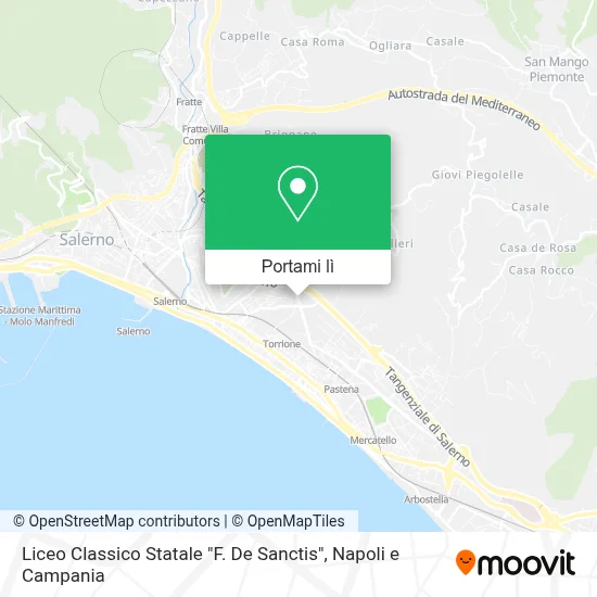 Mappa Liceo Classico Statale "F. De Sanctis"