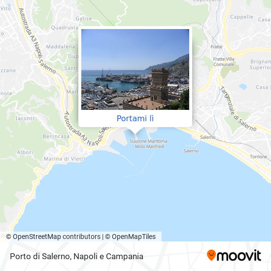 Mappa Porto di Salerno