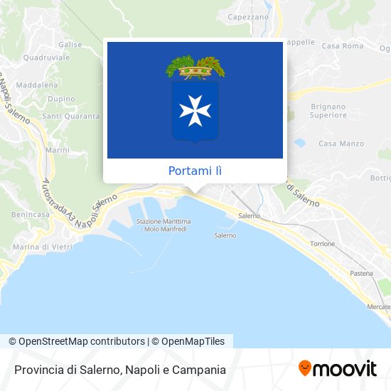 Mappa Provincia di Salerno