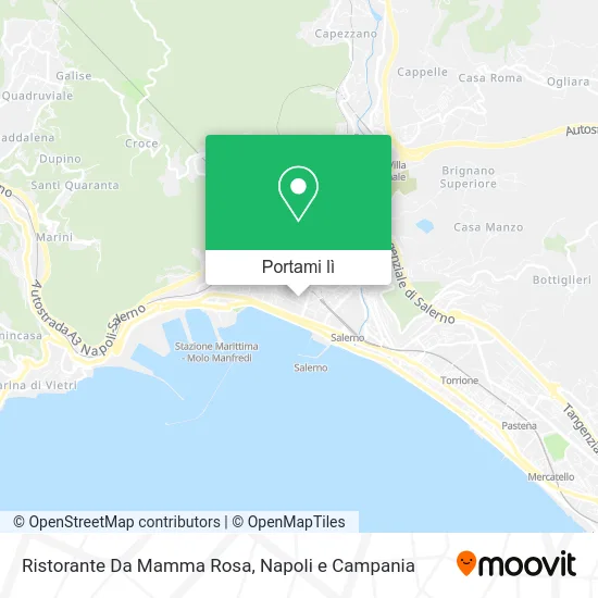 Mappa Ristorante Da Mamma Rosa
