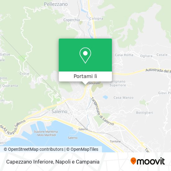 Mappa Capezzano Inferiore