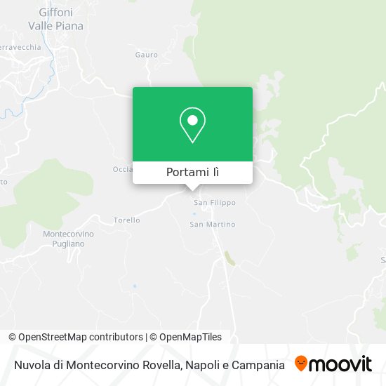 Mappa Nuvola di Montecorvino Rovella