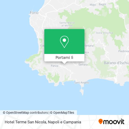 Mappa Hotel Terme San Nicola