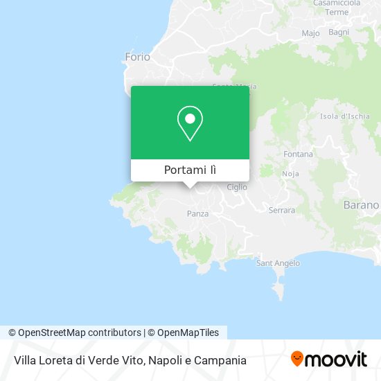 Mappa Villa Loreta di Verde Vito