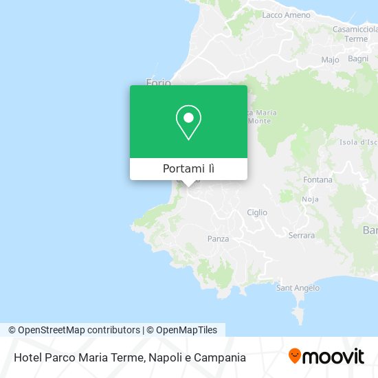 Mappa Hotel Parco Maria Terme