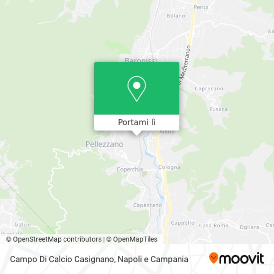 Mappa Campo Di Calcio Casignano