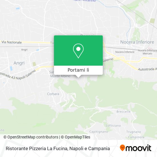 Mappa Ristorante Pizzeria La Fucina